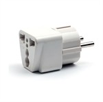Rejseadapter – Omformer USA / UK / AU til EU (Danmark)